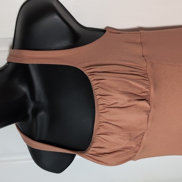 Wilfred Free Orbit Dress Ruched Front Large NEW - Picture 3 of 9